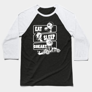 Eat Sleep Gokart - Go karts Gift graphic Baseball T-Shirt